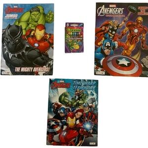 Marvel Avengers Coloring Books Picture Book Cosmic Crayola Crayons